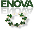 ÉNOVA Clover Chain – Emerald