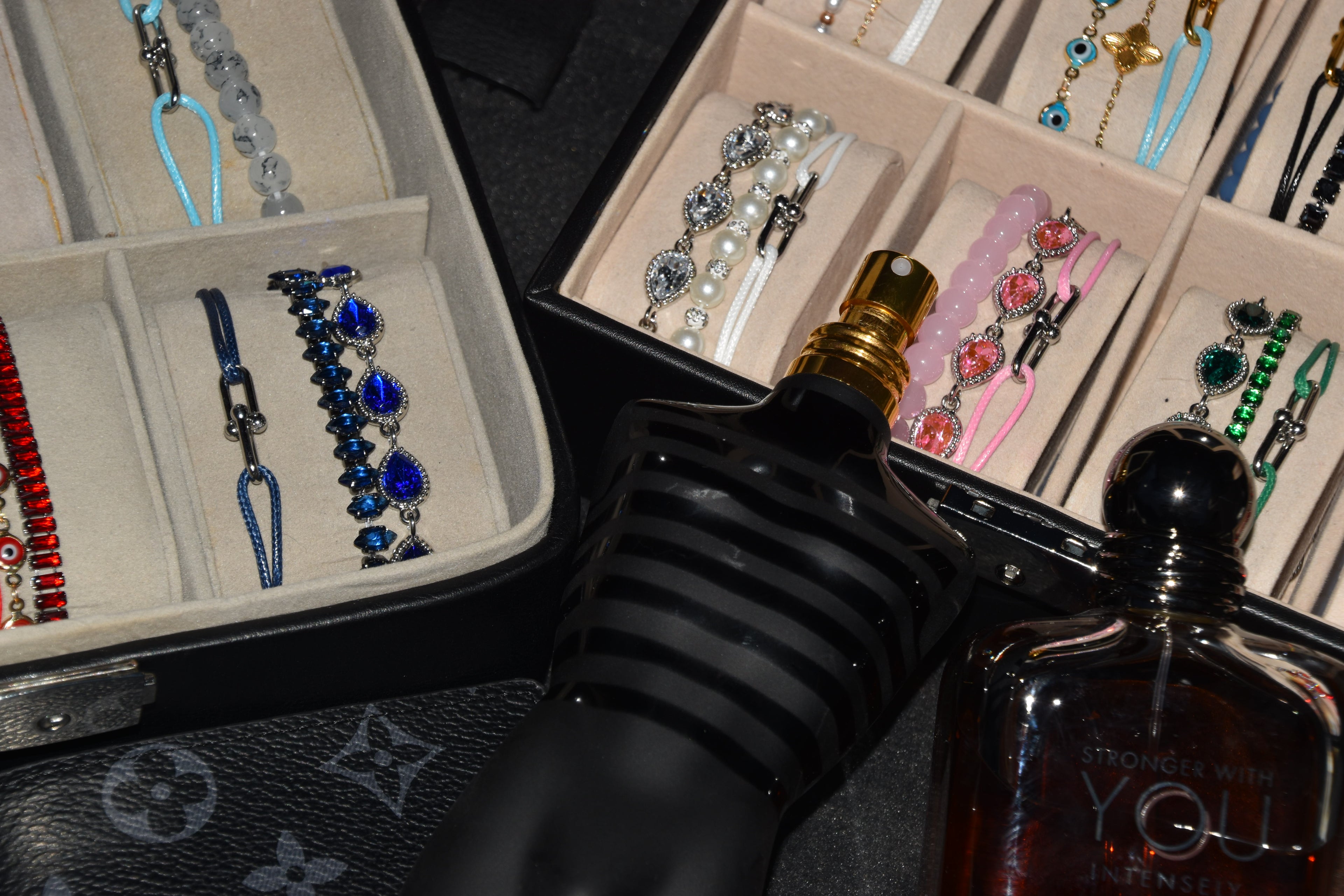 Twist Cord Bracelet Silver - Royal Blue