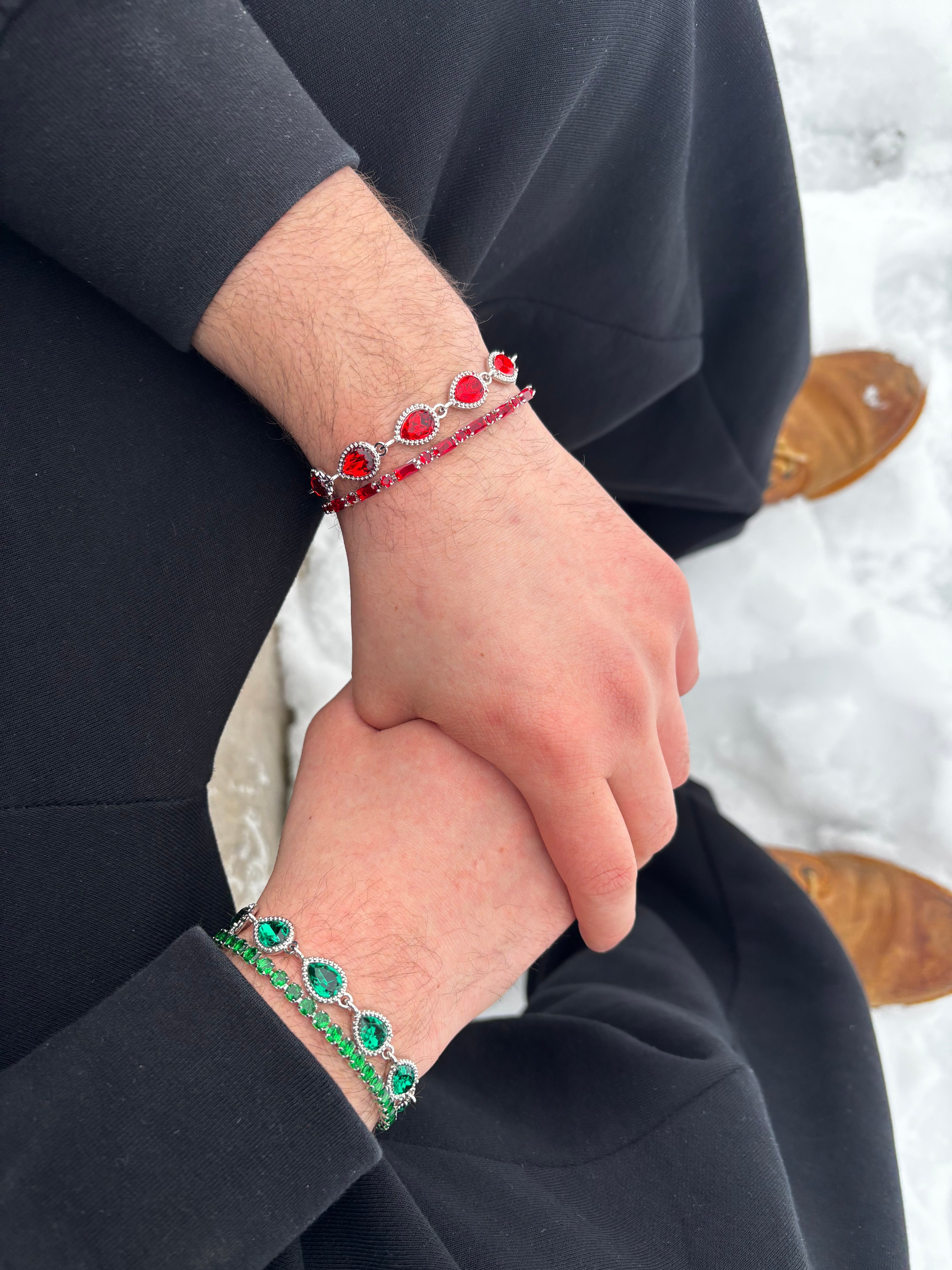 ÉNOVA Drop Duo – Wine Red