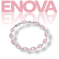 ÉNOVA Classic Drop Bracelet-Soft Rosé