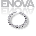 ÉNOVA Circle Bracelet – Silver