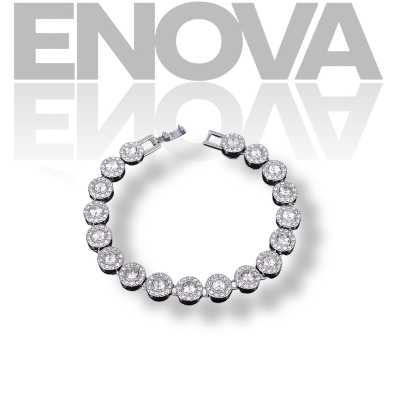 ÉNOVA Circle Bracelet – Silver